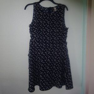 HM Navy Blue Floral Dress
